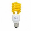 Lampe a économie d'energie spirale couleur jaune E27 15w 