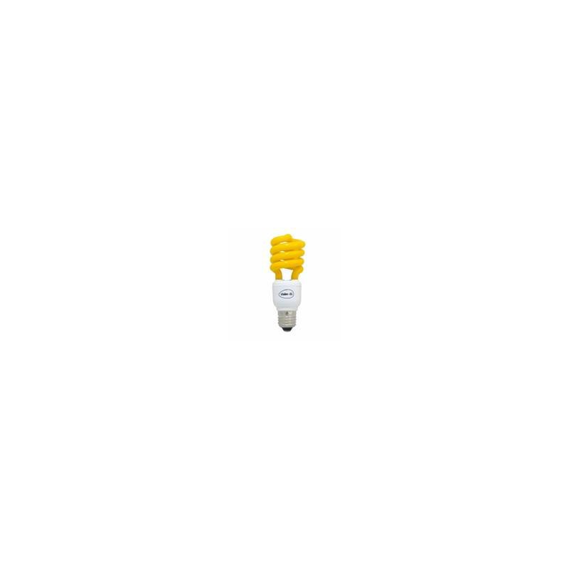 Lampe a économie d'energie spirale couleur jaune E27 15w Lampe a économie d'energie spirale couleur jaune E27 15w