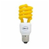 Lampe a économie d'energie spirale couleur jaune E27 15w