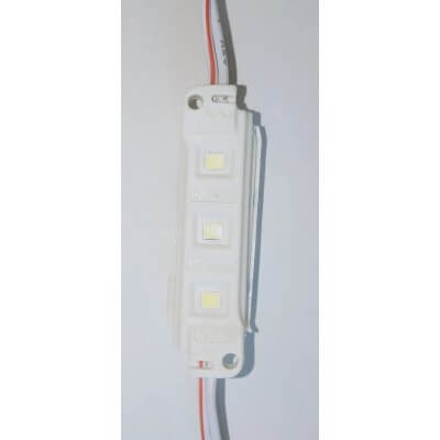 Chaîne de 30 Modules LED 0.36W 12V 6500K Blanc lumière du jour  IP65 étanche