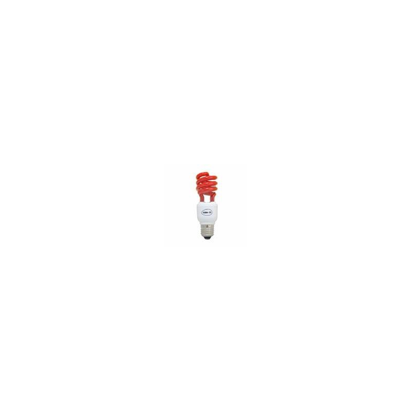 Lampe économique forme spirale E27 15 couleur rouge Lampe économique forme spirale E27 15 couleur rouge