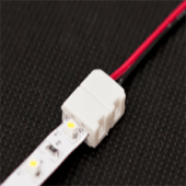 Click-10A Connecteur simple câblé pour ruban LED 10mm monochrome