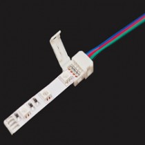 Click-RGB-10A Connecteur simple câblé pour ruban LED RGB 10mm