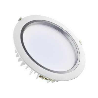Downlight encastrable 30W 2400 lumens 2700K Blanc chaud, IP44, diamètre de perçage  200mm