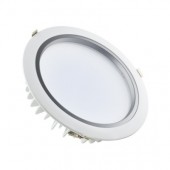 Downlight encastrable 30W 2400 lumens 2700K Blanc chaud, IP44, diamètre de perçage  200mm