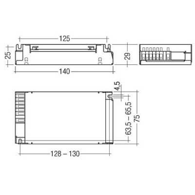 Ballast électronique TRIDONIC PCI 100/150 PRO C01  220-240V