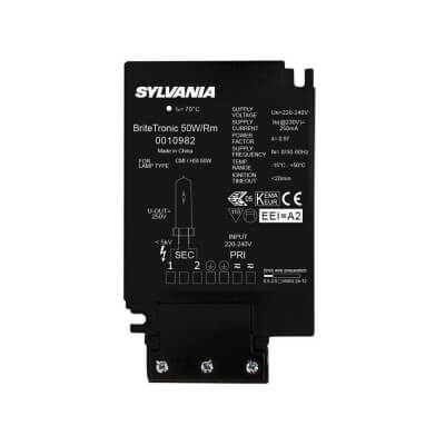 Ballast Iodure Electronique SYLVANIA BRITETRONIC 50W/Rm 0010982