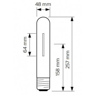Lampe au sodium Philips SON-T PIA  250W E E40 230V blanc 2000K 774471
