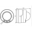 Schema détecteur de mouvement Legrand Plexo 69740