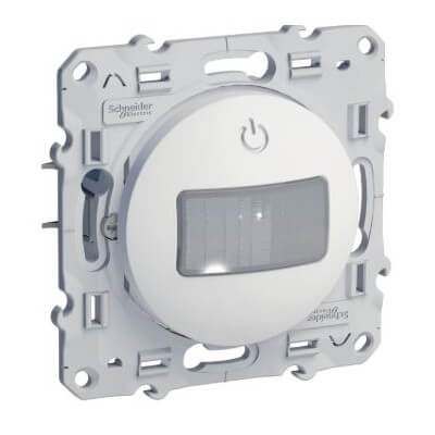 Détecteur de présence et mouvement blanc Schneider odace s520525 10A