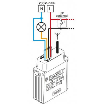 Schema télévariateur  yokis MTV500ER radio classic 5454454