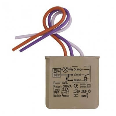 télévariateur yokis encastré 500w 5454052 - MTV500E