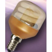 Lampe economique spherique dorée E14 7w/840