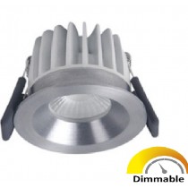 Spot LED DIM Ledvance fixe 8W/3000K 36D 620 lm alu brossé intérieur - 811294