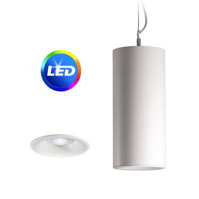 Suspension à Led Targetti BeBOP Plafond 1T3545Z2 12W FL 3000K