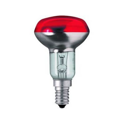 Lampe Philips Réflecteur Couleur rouge 40W E14 NR50  230V 066213