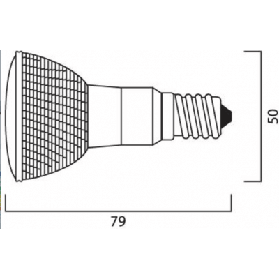 Lampe réflecteur diamètre 50 Sylvania Hi-Spot 50 40w E14 0021081