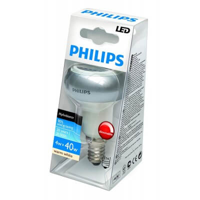 Lampe LED Spot R50 4W E14 DIM 25D 2700K