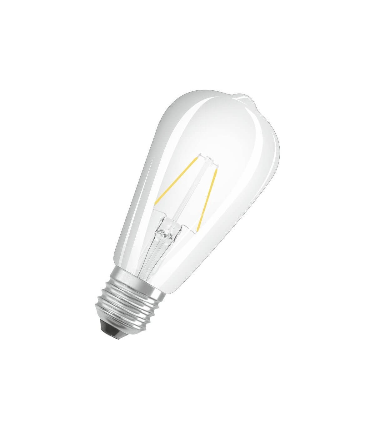 Ampoule globe calotte argentée à filament incandescent E14 40 W