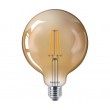 LED globe Philips Classic E27 8W 822 Dorée - Dimmable - Substitut 50W