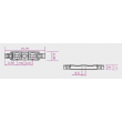 Easyled II mini module Chaine de 100 modules 0.24w/module Rouge 2 points LED 12V IP67 120°