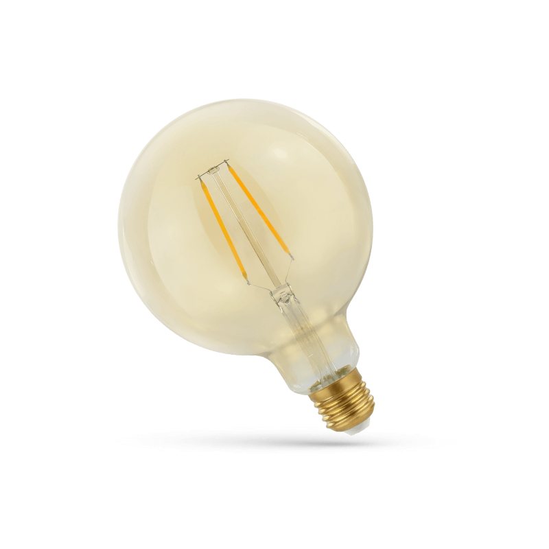 Lampe Led Globe Rétro Shine Gold verre ambre 2W-25W E27 Lampe Led Globe Rétro Shine Gold verre ambre 2W-25W E27