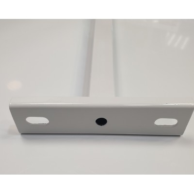 Bras pour projecteur en acier blanc