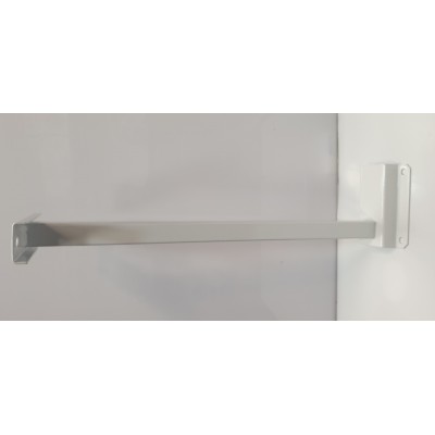 Bras pour projecteur en acier blanc