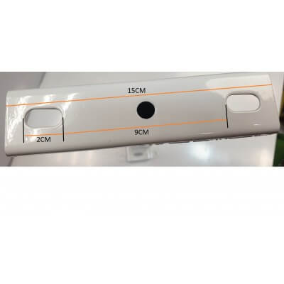 Bras pour projecteur en acier blanc