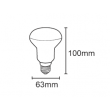 Luxtek LED R63 6W E27 4000K 230V 525lm