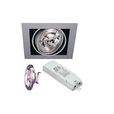 Spot encastrable Cardan pour lampe AR111 12v 50w