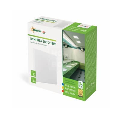 Luminaire carrée LED Nymphea Eco 2 18W 4000K