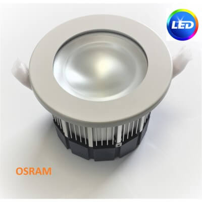 Downlight LED OSRAM LEDVANCE 20W 4000K Blanc froid 1000 lumens diamètre de perçage 120mm