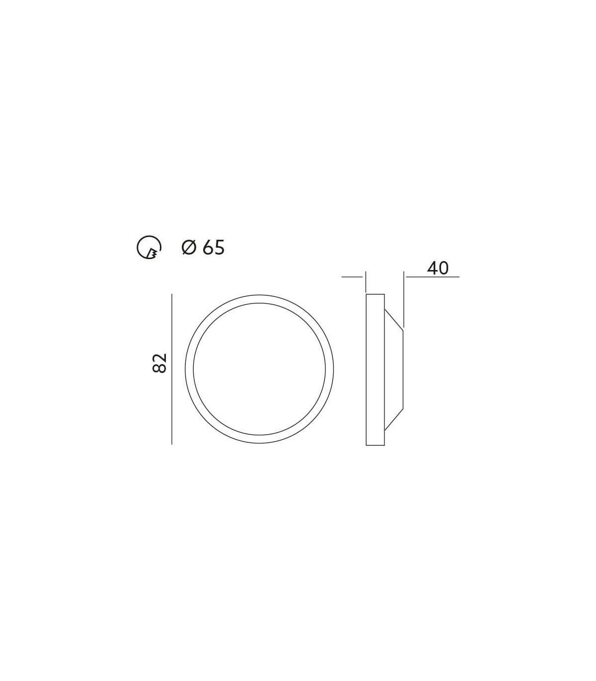 Spot encastrable LED HALO 5.5W blanc chaud 3000k 420lm 5902846016137