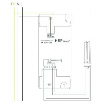 Ballast électronique TC126-42Z