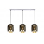 Lucide- ERYN - Suspension  3* E27 CHROME