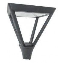 Lanterne LED OTIMUS 40W Tête de mat anthracite Blanc brillant IP65