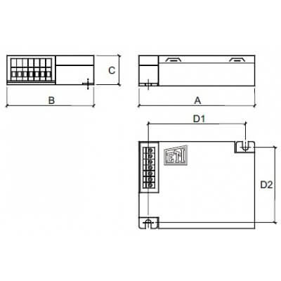 Platine d'alimentation electronique iodure 35w CL1