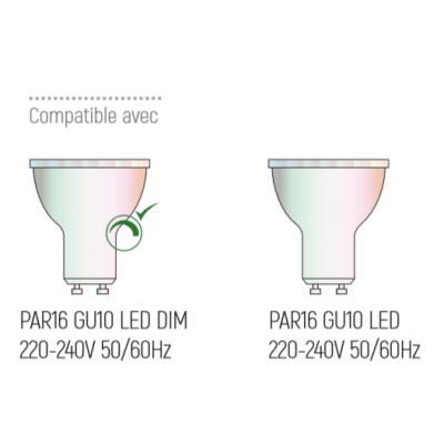 Borne extérieur lumineuse STEELO 80 en acier inoxydable IP44 IK06 1*GU10