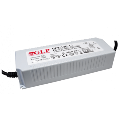 GPV-120-12 Alimentation LED puissance max 120W 12V 10A Etanche IP67