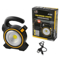 JY-819 COB WORK LIGHTS Projecteur portable solaire rechargeable avec câble port USB