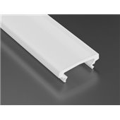 Couvercle diffusant Profile type blanc lait 1mètre