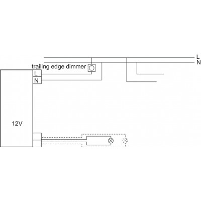 schema de branchement transfo Philips certaline 60w