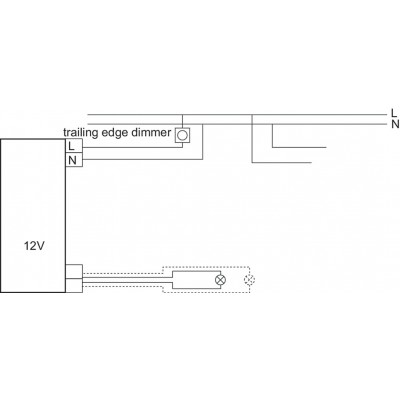 schema de branchement transfo Philips certaline 60w