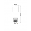 Tungsram LED BrightStik 9W-60W 6500K 240° E27 220-240V 850lm 027423