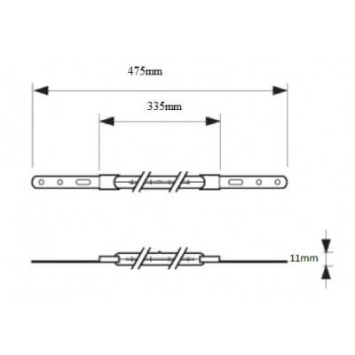 PHILIPS 13195X/98 1000W 235V REFL UNP 