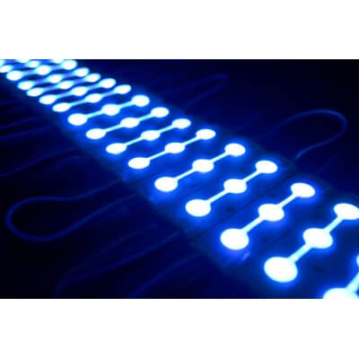 Chaîne de 20 modules MW-MLD-5050-3RGBW 0.96W/module 12V 120° Etanche IP67