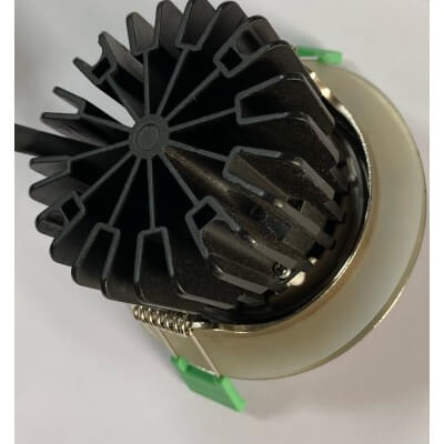 Philips CoreLine Spot RS140B Alu brossé dimmable 15W 3000K 1200lm étanche IP65