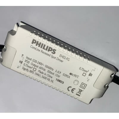 Philips CoreLine Spot RS140B Alu brossé dimmable 15W 3000K 1200lm étanche IP65