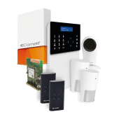 Comelit PACK Alarme connectée Secur HUB 3G sans fils Wifi et Ethernet intégrés KSW3234LF